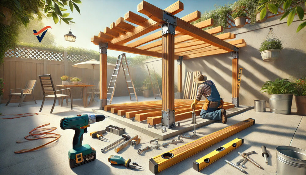 How To Install A Pergola On Concrete